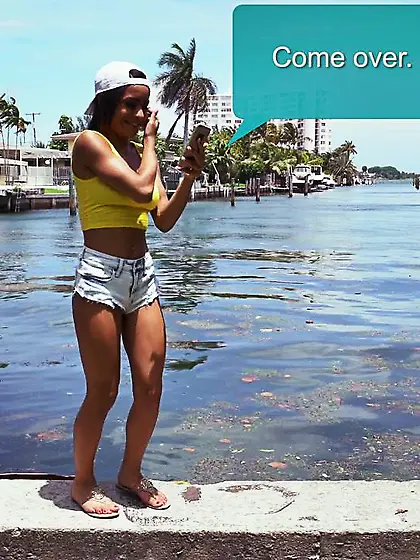 Cute latina teen enjoys