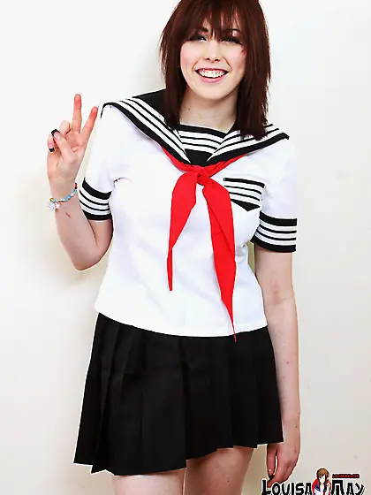Girl japanese uniform likes