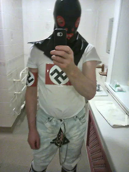 Gay skinhead boots salute sex