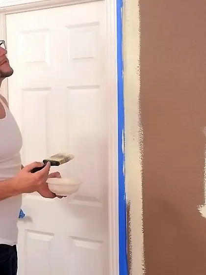 Red lingerie MILF riding cock and getting fucked by a hung paint