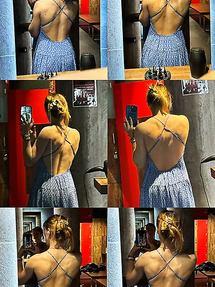 Young blonde athletic french teen