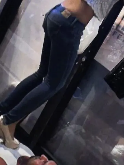 College babe walks boyfriend