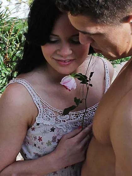 Jenna Rose has a naughty outdoor hardcore session with lots of o