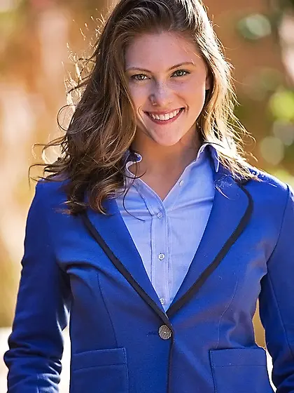 Long haired teen blows her bald lover and pounces on his big dic