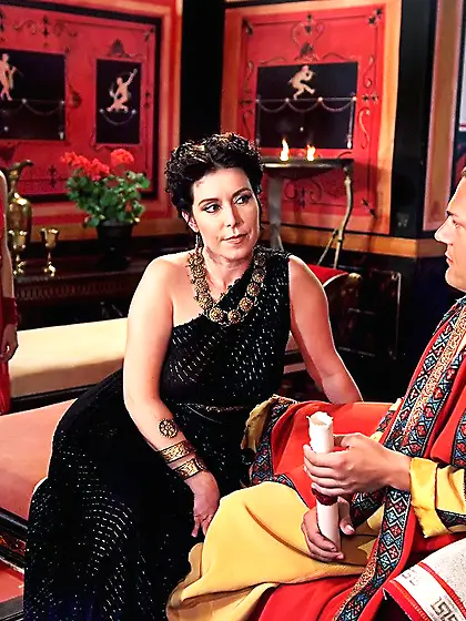 The busty milf Lydia Saint Martin is riding the cock and then sw