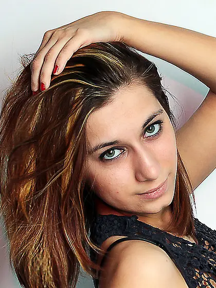 Teen blonde hair beautiful