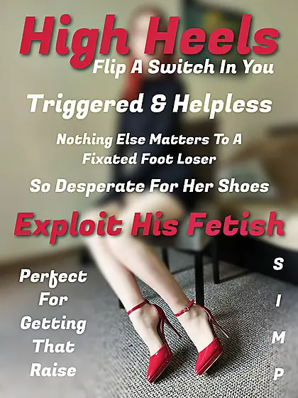HIGH HEELS & FEMALE FOOTWEAR FETISH CAPTIONS (OC)