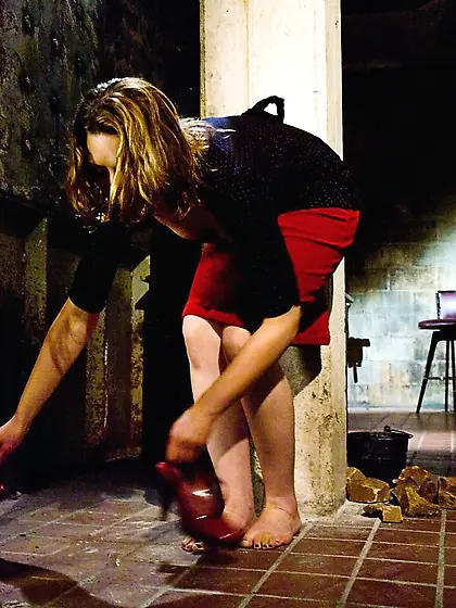 Girls flogged pinched face-fucked