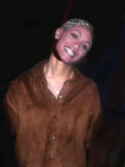 A beautiful firm neck stretched