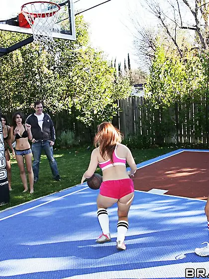 Big tit fit foursome