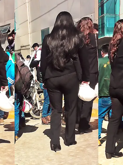 Ass in the street