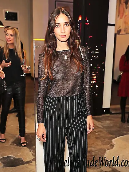Rebecca Dayan See Through To Nipples At An Event In Los Angeles