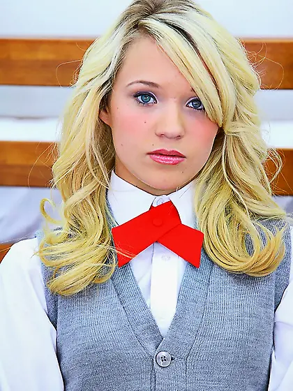 Skinny guy with big dick visits four playful college girls in th