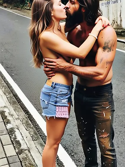 She baits horny homeless guys, her secret kink