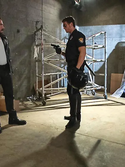 Tied bear fucked dominant