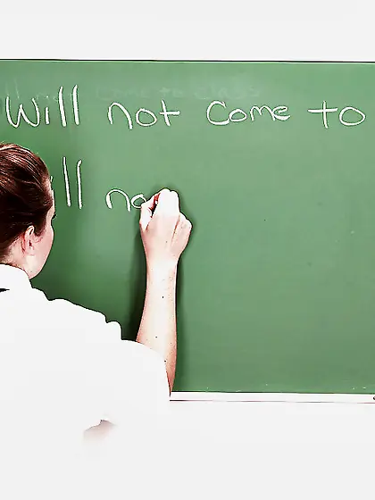 Saggy tits skirt schoolgirl