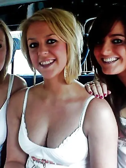 Blonde Sarah pleasing her BF's cock in her tight holes