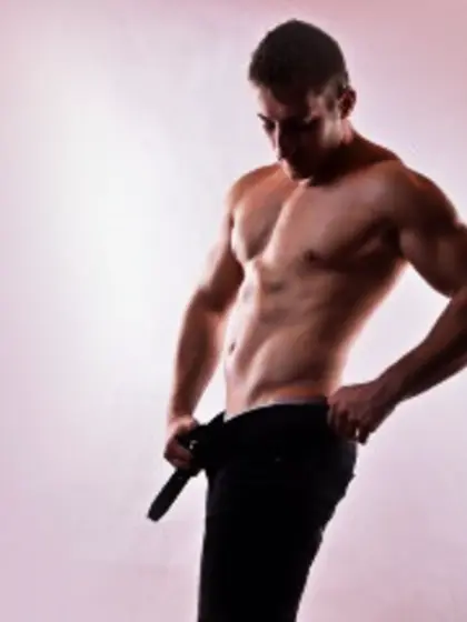 Brunette Young Man Dex' Close Up.