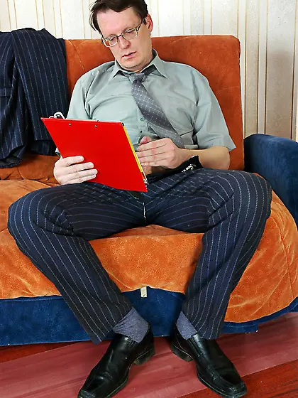 Office babe paying curiosity