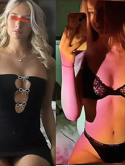 Petite blonde Hottest on off leak