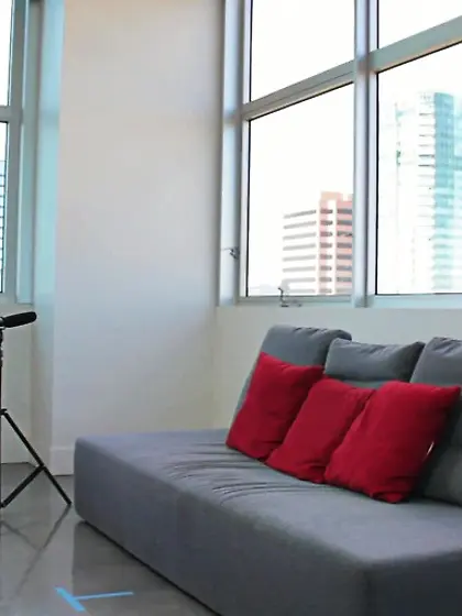 Cheeky brunette gal rides