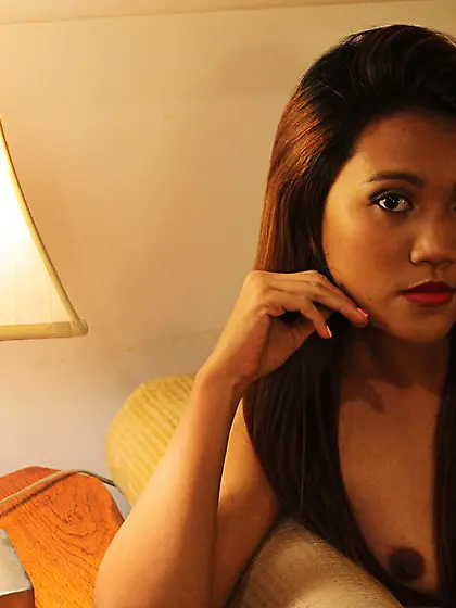 Asian girl small tits