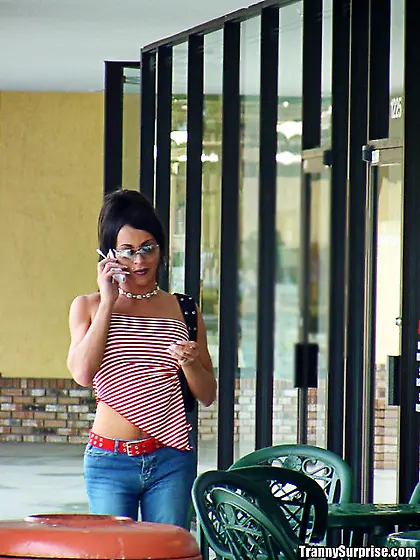 Deep anal with nasty tranny whore