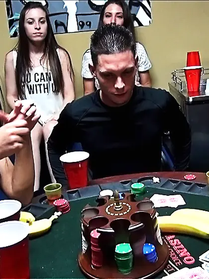 Playing poker handsome buddies