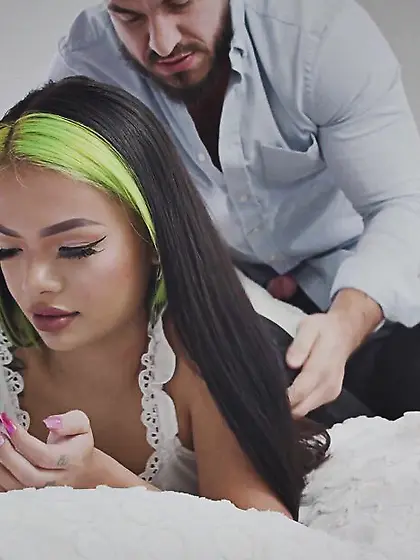 Asian teen taken hard by stepdad