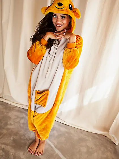 Young cutie yellow coverall