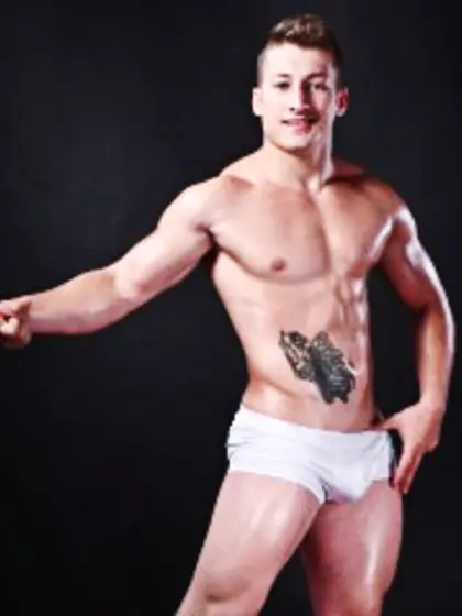 Brunette Young Man Dex' Dildo.