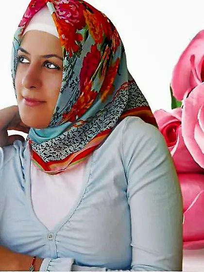 Turkish arab turbanli hijab asian karisik