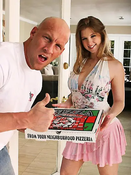 American pizza facial fuck