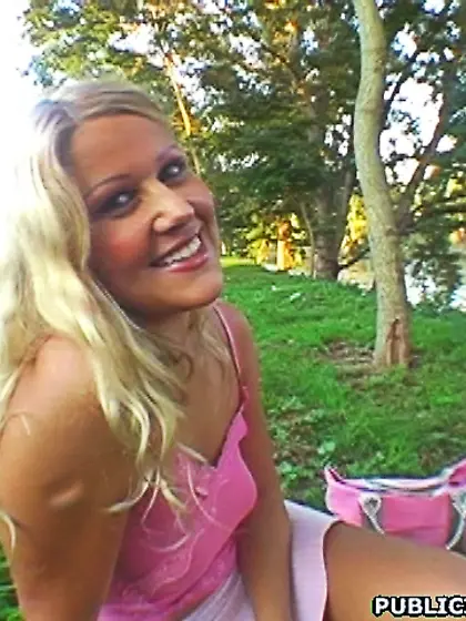 Sexy blonde babe soft