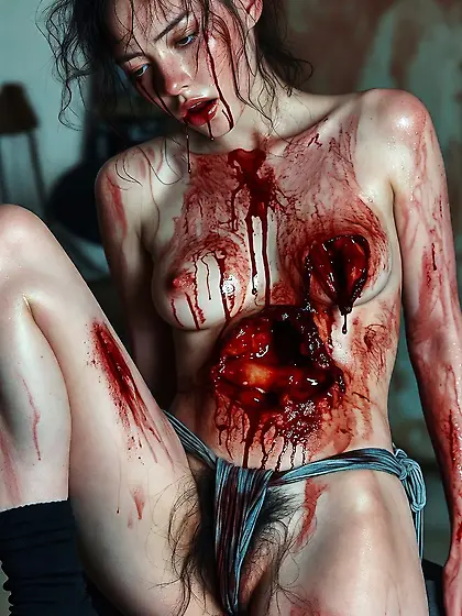 Kunoichi Gunshot Gore