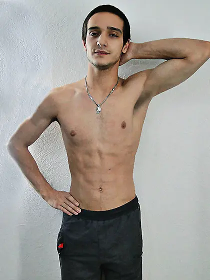 White young man cutiederek