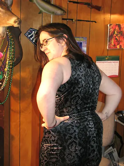 Slave Sara-S1-SnakeskinDress