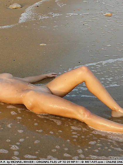 Very tight alluring teen girl Alizeya A poses in her bare skin i