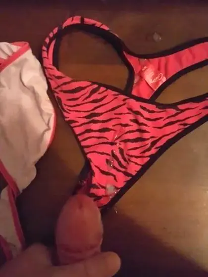Panties,  cum,  sniffing