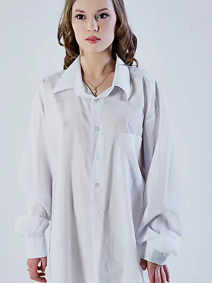 Caesaria A takes her sexy white shirt off and teases us with her