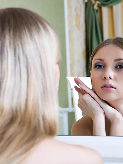 Augusta Crystal is a tall and elegant blonde chick with amazing