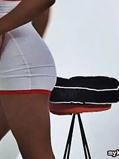 Latina nurse high heels