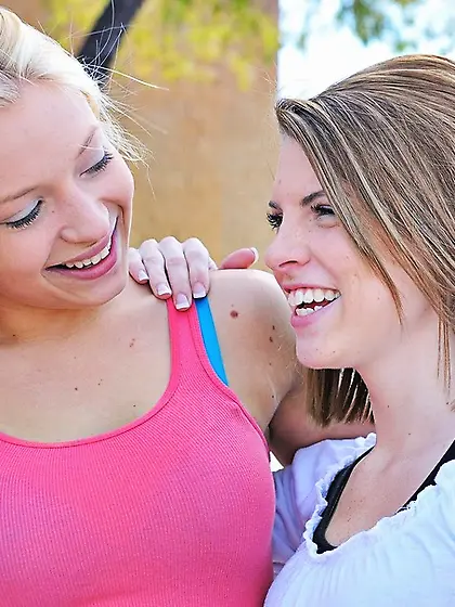 Petite lesbians tongue piercings