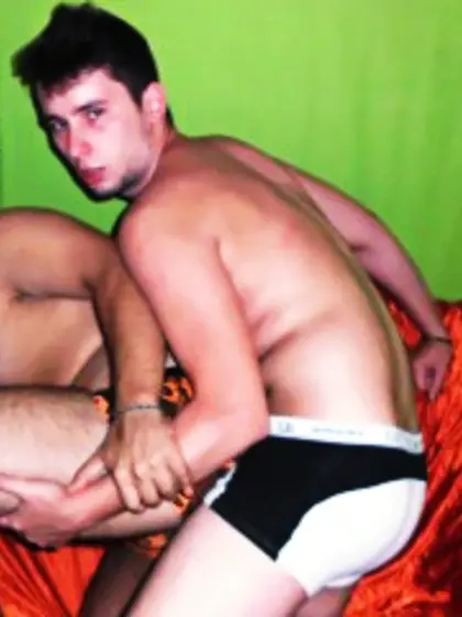 Brunette joey1988 alex1990 perform