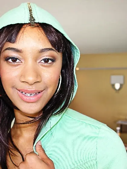 Tyra Moore takes her sexy underwear off and pleases her hung lov