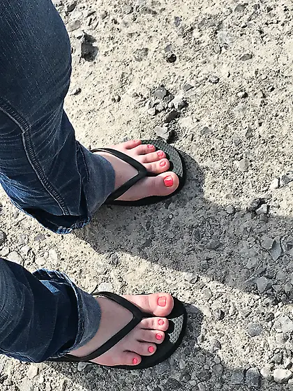 Redhead College Feet