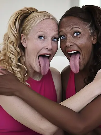 AI Dirty Black Granny with White Skank