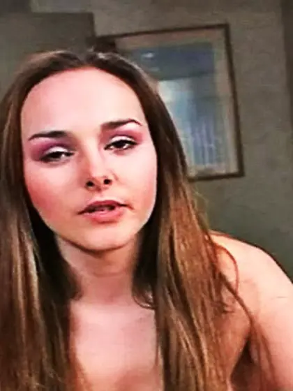 Chick loves to smoke while she blows her...