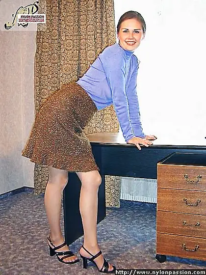 Cute slut in stockings