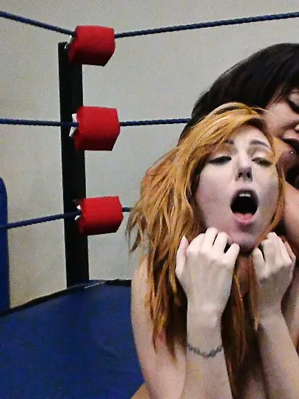Annie vs Lauren dirty wrestling (dm me for trade)